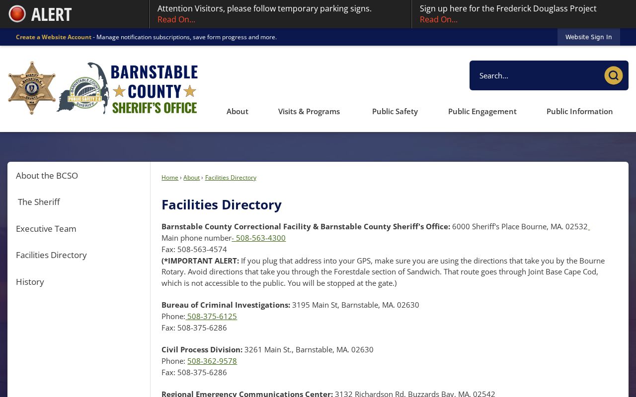 Barnstable correctional facility contact page linked to Nantucket County warrant custody transport
